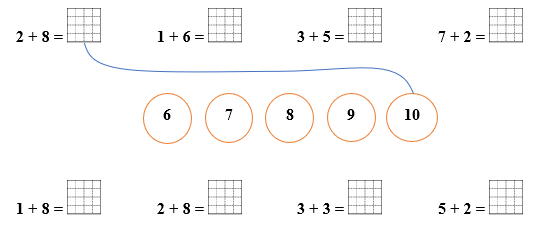 Nối đáp án đúng với phép tính (ảnh 1)