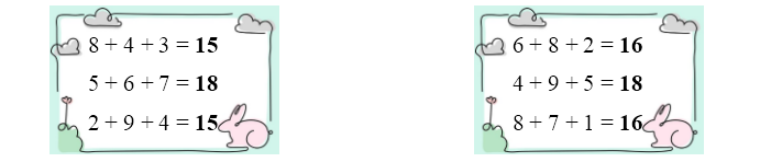 Toán lớp 2 Cánh diều Phép cộng (có nhớ) trong phạm vi 20 (tiếp theo) có đáp án tính (ảnh 2)