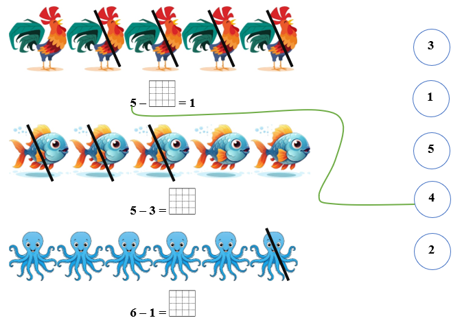 Nối số thích hợp (ảnh 1)
