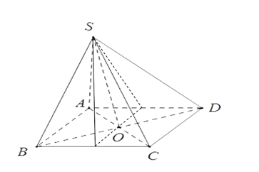 Cho hình chóp S.ABCD có đáy ABCD là hình bình hành có tâm là O (ảnh 1)