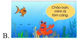 Bức tranh nào cho thấy tôm càng nể phục trước tài năng của cá con? (ảnh 3)