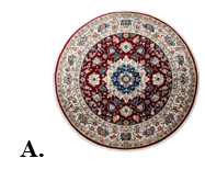 c) Đồ vật nào có dạng hình tam giác? (ảnh 1)