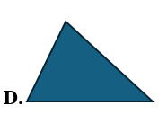 d) Hình nào là hình tam giác: (ảnh 4)