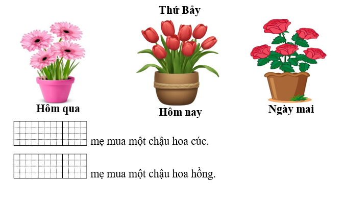 Hãy điền các từ “ thứ Sáu”, “Chủ nhật” vào chỗ trống cho phù hợp. (ảnh 1)