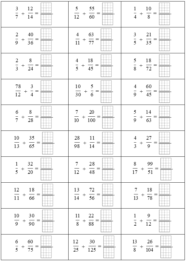 Phép cộng phân số 3/7 + 12/14 = (ảnh 1)