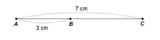 Cho ba điểm A,B,C  thẳng hàng cùng, biết (ảnh 1)