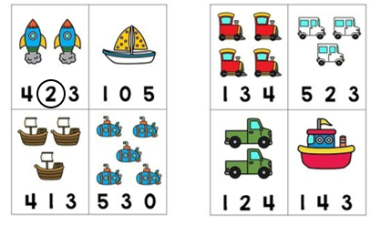 Khoanh tròn vào số thích hợp (theo mẫu): (ảnh 1)