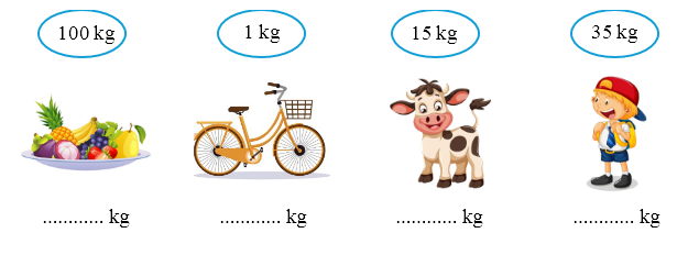 Viết số đo thích hợp vào chỗ chấm: (ảnh 1)