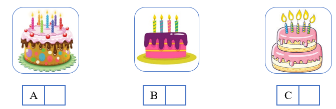 Listen and tick (√) the box. There is one example. (ảnh 1)
