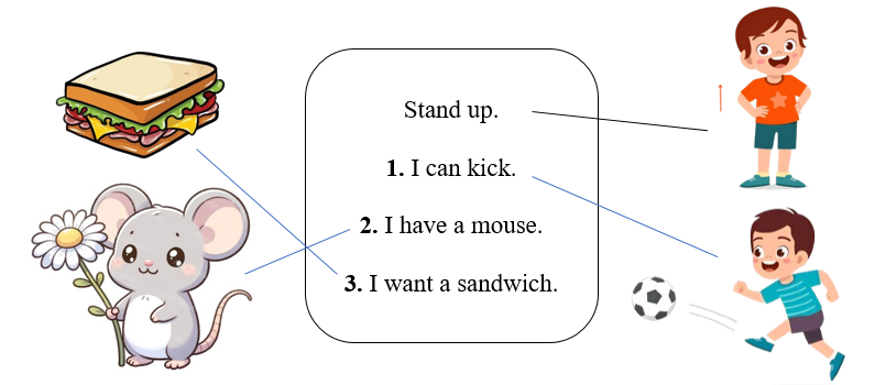 Read and draw lines. There is one example. (ảnh 2)