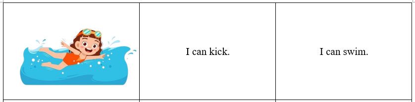 Look, read and circle. There is one example. (ảnh 1)