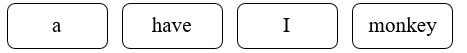 Order the words. There is one example. (ảnh 1)