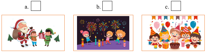 A: Happy Birthday. B: Thank you. (ảnh 1)