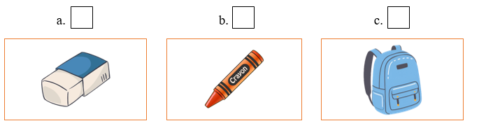 A: Is this a bag? B: No, it isn’t. It’s an eraser. (ảnh 1)
