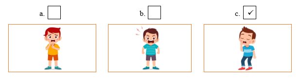 A. Read and tick 1. Tom’s bored. (ảnh 2)