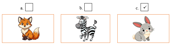 A: What’s that? B: It’s a rabbit. (ảnh 2)