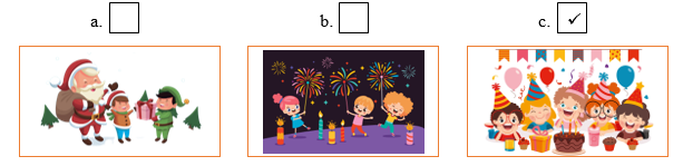 A: Happy Birthday. B: Thank you. (ảnh 2)