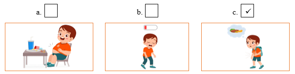 Minh’s hungry. . (Minh đói.) (ảnh 2)