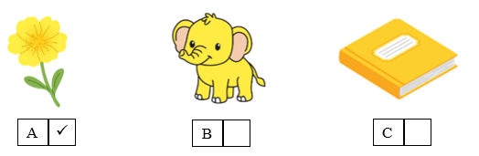 Listen and tick () the box. There is one example. (ảnh 2)