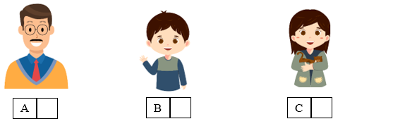 Listen and tick (ü) the box. There is one example. (ảnh 1)