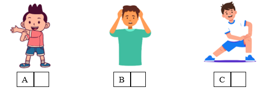 Listen and tick (ü) the box. There is one example. (ảnh 1)