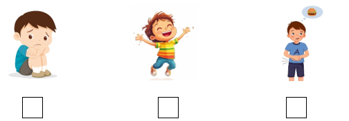 II. Listen and tick (√) the box. There is one example. (ảnh 1)