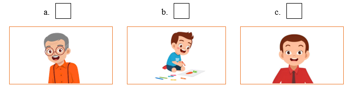 II. Read and tick (✔). This is my uncle. (ảnh 1)