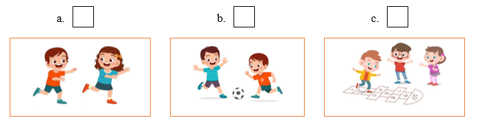 II. Read and tick (✔). Let’s play soccer. (ảnh 1)