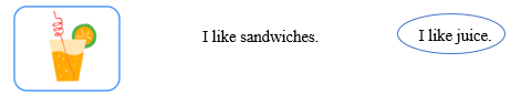 6. I like sandwiches. I like juice. (ảnh 2)