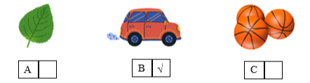 Listen and tick (√) the box. There is one example. (ảnh 2)