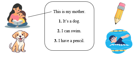 Read and draw lines. There is one example. (ảnh 1)