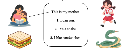 Read and draw lines. There is one example. (ảnh 1)