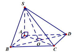 Cho h&igrave;nh ch&oacute;p \[S.ABCD\] c&oacute; đ&aacute;y l&agrave; h&igrave;nh vu&ocirc;ng cạnh \(2a\), \[ (ảnh 2)