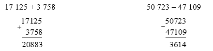 Đặt tính rồi tính: ( 1 điểm)  17 125 + 3 758 (ảnh 1)