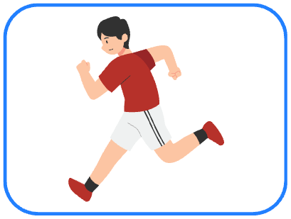 Look, read and circle. There is one example.     I can run.  	  I can jump. (ảnh 1)