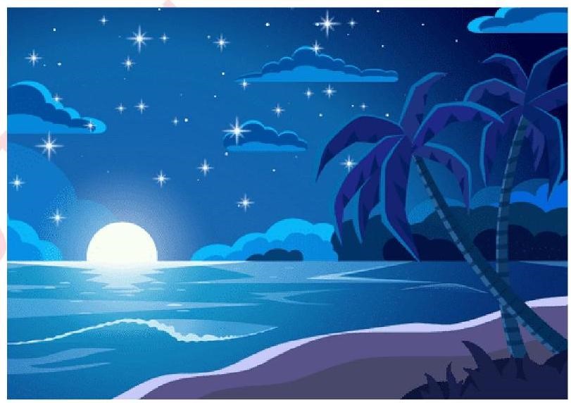 Câu nào dưới đây sử dụng biện pháp so sánh phù hợp với bức tranh sau? (ảnh 1)