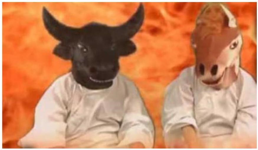 Bức tranh dưới đây gợi cho em nhớ đến thành ngữ nào?    a/ Đầu trâu mặt ngựa			c/ Trâu chậm uống nước đục d/ Đàn gảy tai trâu				d/ Đàn gảy tai trâu (ảnh 1)