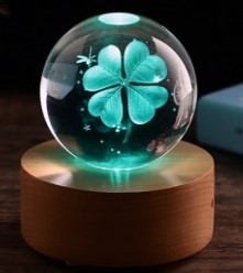 Một quả pha lê hình cầu có diện tích mặt cầu bằng 144 pi cm2. Tính thể tích quả pha lê đó. (ảnh 1)