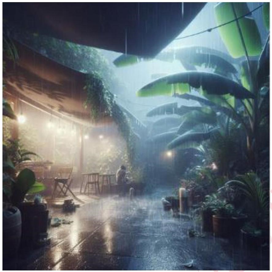 Câu nào dưới đây sử dụng biện pháp nhân hoá phù hợp để mô tả bức tranh sau? (ảnh 1)