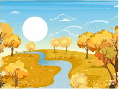 Cô giáo yêu cầu các bạn học sinh viết một câu văn mô tả về bức tranh dưới đây: Các bạn học sinh làm như sau: Bạn Nam: Mùa xuân, cây cối đâm chồi, nảy lộc, trở nên xanh tươi hơn. (ảnh 1)