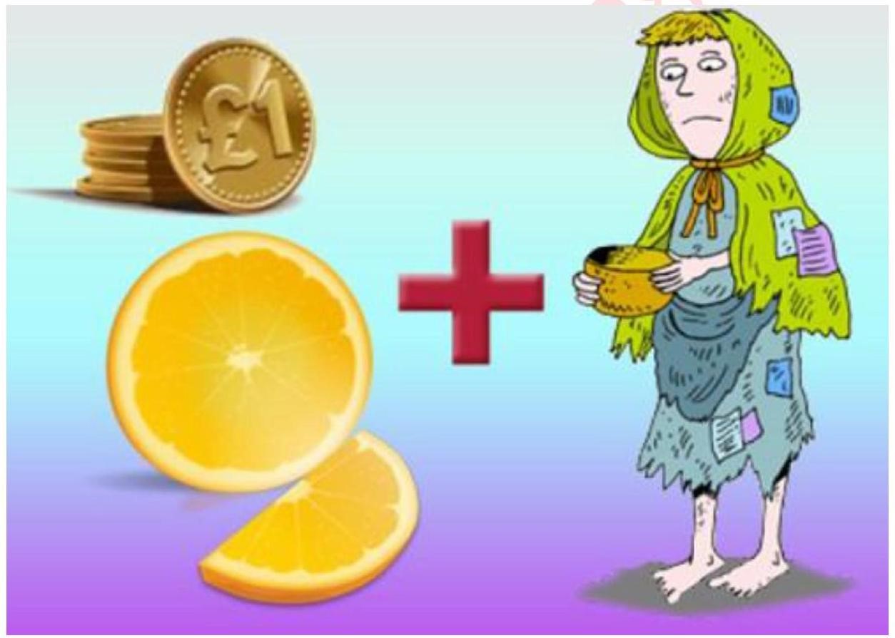 Hình ảnh sau gợi nhắc đến câu thành ngữ, tục ngữ nào?   a/ Đồng cam cộng khổ b/ Chia ngọt sẻ bùi  c/ Năng nhặt chặt bị (ảnh 1)