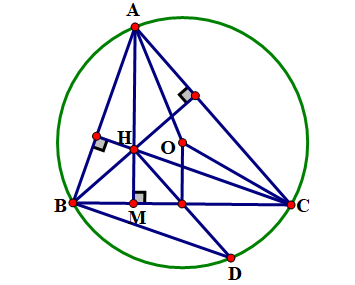Cho tam gi&aacute;c nhọn \({\rm{ (ảnh 1)