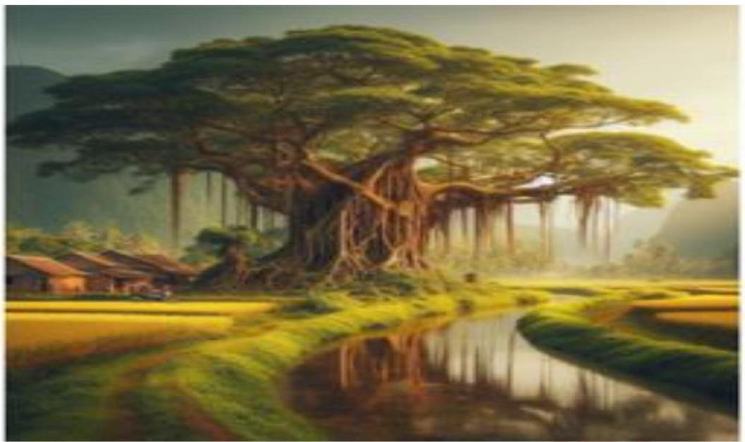 Chọn đáp án thích hợp để hoàn thành Câu sử dụng biện pháp so sánh mô tả hình ảnh sau: (ảnh 1)