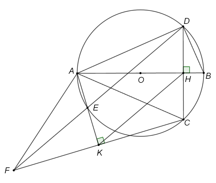 X&eacute;t \[\left( O \right)\] c&oacute; \(\wid (ảnh 1)
