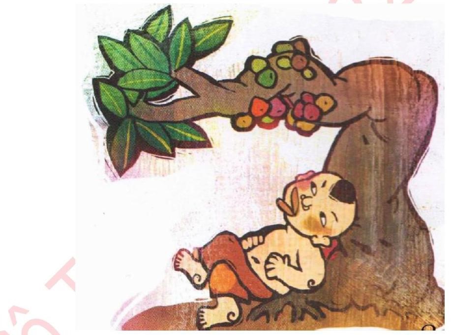Bức tranh dưới đây gợi nhắc đến thành ngữ, tục ngữ nào?   A. Nằm chờ sung rụng					B. Há miệng chờ sung	 C. Ăn sung mặc sướng					D. Ăn quả nhớ kẻ trồng cây (ảnh 1)