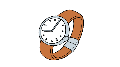 B. READING (3.5pts)  I. Look and match. (1.5pts)  watch (n): đồng hồ đeo tay (ảnh 1)