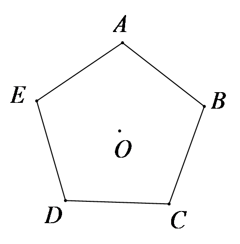 Cho hình ngũ giác đều \(ABCDE\) có tâm \(O\).  a) Phép quay thuận chiều tâm \(O\) biến điểm \(A\) thành điểm \[C\] thì các điểm \(B,C,D,E\) tương ứng biến thành các điểm nào? (ảnh 1)