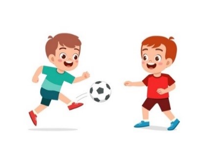 I use my _______ and feet to kick the ball in soccer. A. arms	B. hand C. hair	D. legs (ảnh 1)