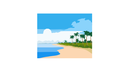 B. READING  I. Look and match. beach (n): bãi biển (ảnh 1)