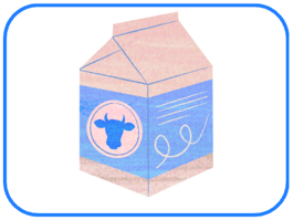 Look, read and circle. There is one example.  I like milk.  	  I like sandwiches. (ảnh 1)